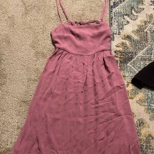 Wild Fable Mauve Tie Back Mini Dress